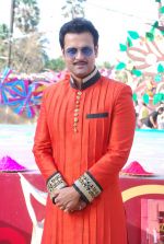 Rohit Roy at Sab TV holi celebration on 27th Feb 2015